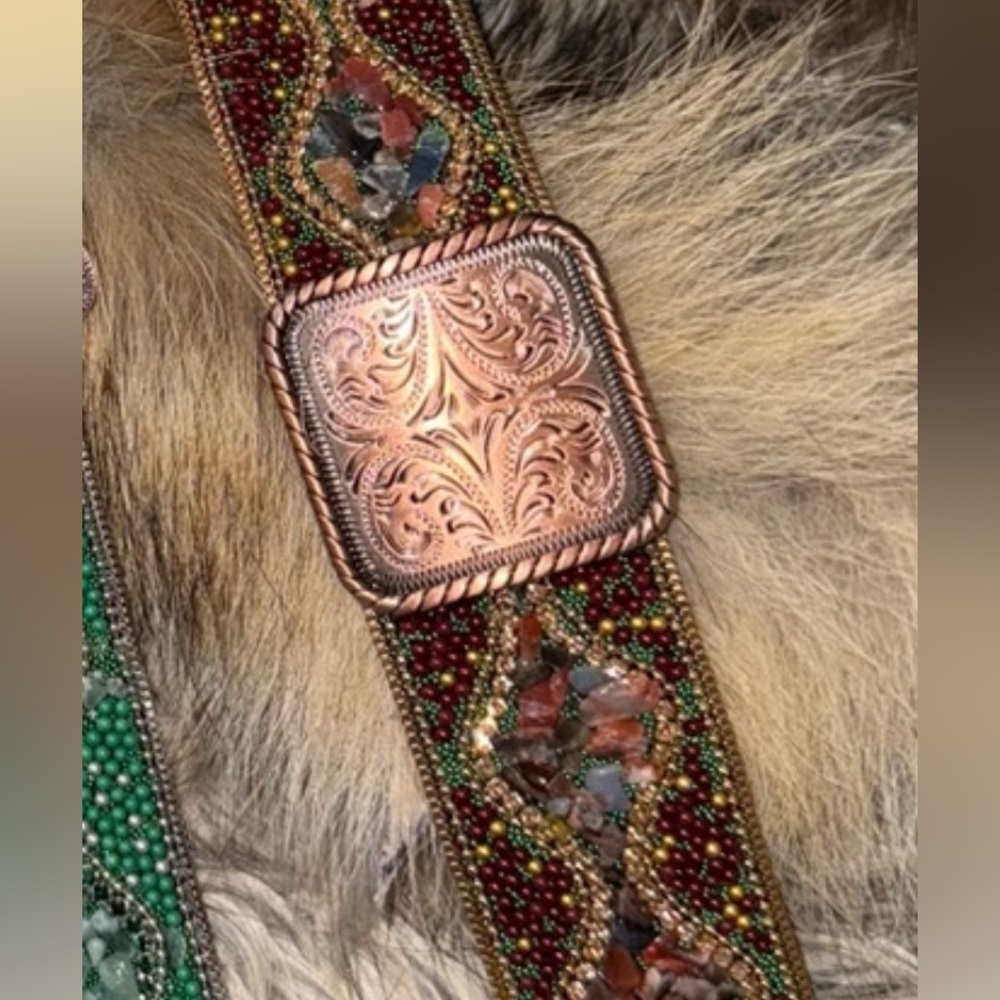 “Miss Kitty” Magnetic Bracelet with Southwestern Concho by Medicine Show Mojo